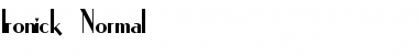 Download Ironick-Normal Font Download Ironick-Normal Font