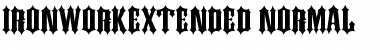 IronworkExtended Font