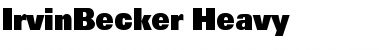 Download IrvinBecker-Heavy Font