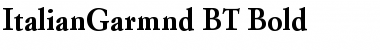 ItalianGarmnd BT Font