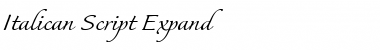 Download Italican Script Expand Font