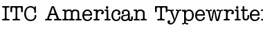 AmericanTypewriter LT Medium&nbsp;Regular