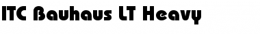 Download Bauhaus LT Heavy Font