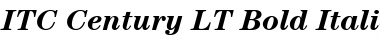 ITCCentury LT Book Bold Italic Font