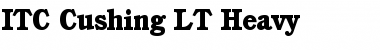 Cushing LT Medium Font