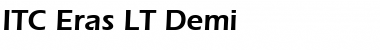 Eras LT Demi Regular Font