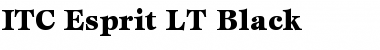 Download Esprit LT Black Font