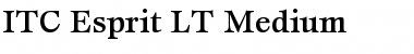 Download Esprit LT Medium Font