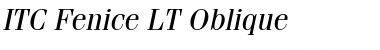 ITCFenice LT Regular Italic