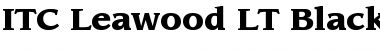 Download Leawood LT Black Font