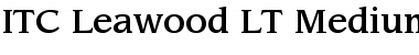 Download Leawood LT Medium Font
