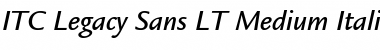 ITCLegacySans LT Medium Font