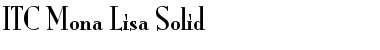 Mona Lisa Solid Regular Font