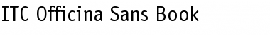 Download ITC Officina Sans Font
