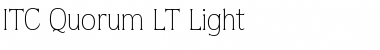 Quorum LT Light Font