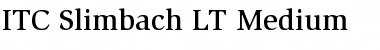 Download Slimbach LT Medium Font