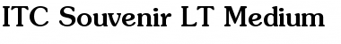 Souvenir LT Medium Regular Font