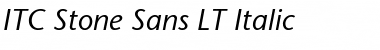 StoneSans LT Font