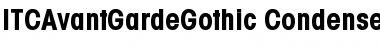 ITCAvantGardeGothic-Condensed Bold Font