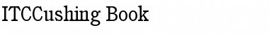 ITCCushing-Book Font ITCCushing-Book Font