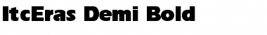 ItcEras-Demi-Bold Font