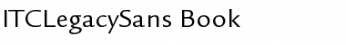 ITCLegacySans-Book Font ITCLegacySans-Book Font