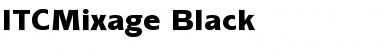ITCMixage-Black Font