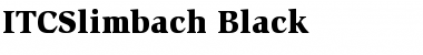 ITCSlimbach-Black Font