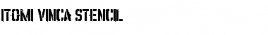Download VINCA STENCIL Font Download VINCA STENCIL Font