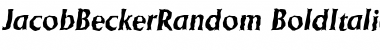 Download JacobBeckerRandom Font
