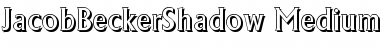 Download JacobBeckerShadow-Medium Font Download JacobBeckerShadow-Medium Font