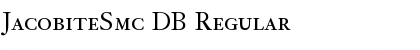 JacobiteSmc DB Regular Font