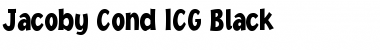 Jacoby Cond ICG Black Regular