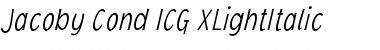 Jacoby Cond ICG XLightItalic