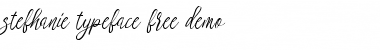 stefhanie typeface free demo Regular Font