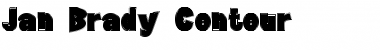 Download Jan Brady Contour Font Download Jan Brady Contour Font