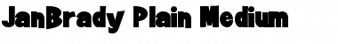 JanBrady-Plain Font