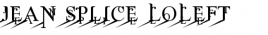 Jean Splice LoLeft Regular Font
