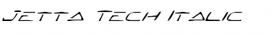 Jetta Tech Italic Italic Font