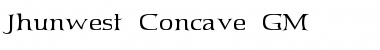 Jhunwest Concave GM Font