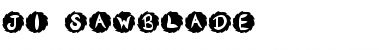 JI Sawblade Regular Font