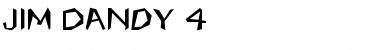 Jim Dandy 4 Regular Font