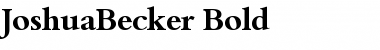 JoshuaBecker Font