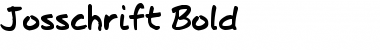 Download Josschrift Bold Font