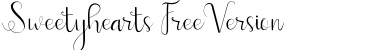 Sweetyhearts FreeVersion Regular Font