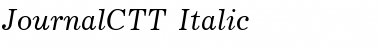 JournalCTT Italic