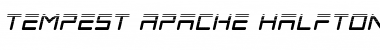 Download Tempest Apache Halftone Italic Font