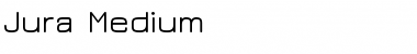 Jura Medium Font