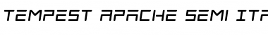 Download Tempest Apache Semi-Italic Font