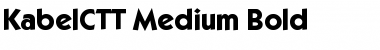 KabelCTT Medium Bold Font